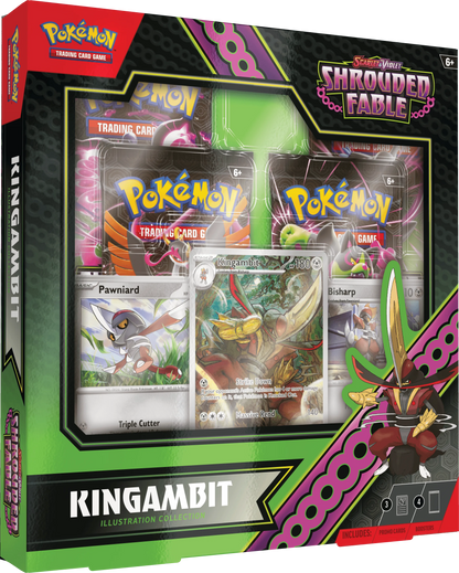 Pokémon TCG: Scarlet & Violet—Shrouded Fable Kingambit Illustration Collection - Emmett's ToyStop