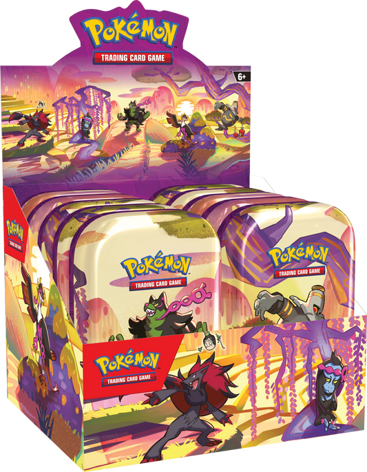 Pokémon TCG: Scarlet & Violet—Shrouded Fable Mini Tin Display - Emmett's ToyStop