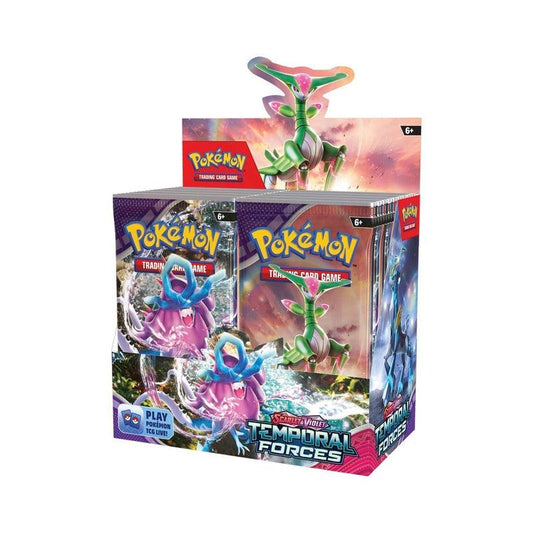 Pokémon TCG: Scarlet & Violet—Temporal Forces | Booster Box - Emmett's ToyStop