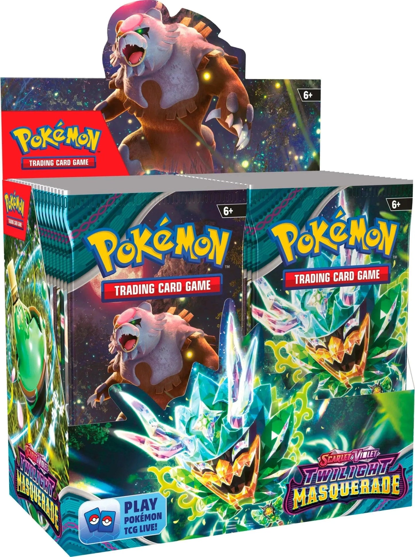 Pokémon TCG: Scarlet & Violet—Twilight Masquerade | Booster Box - Emmett's ToyStop