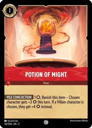 Potion of Might (132/204) Cold Foil - Shimmering Skies - Emmett's ToyStop