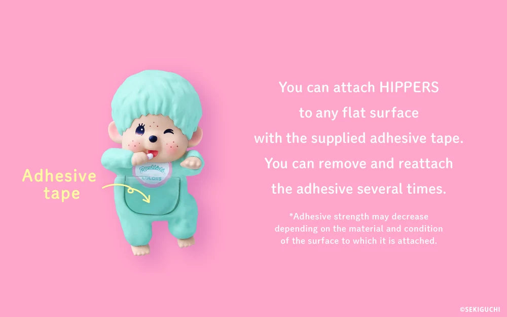HIPPERS Monchhichi COLORS: Wink Series