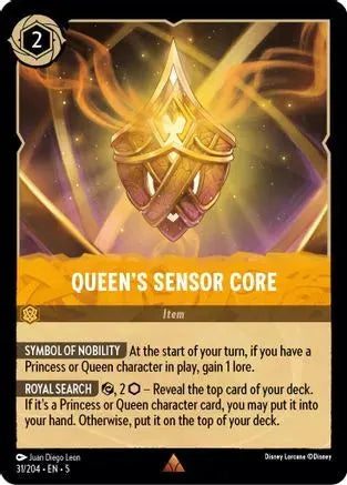 Queen's Sensor Core (31/204) Cold Foil - Shimmering Skies - Emmett's ToyStop