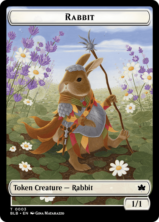 Rabbit (TBLB-003) - [Bloomburrow Tokens] Foil - Emmett's ToyStop