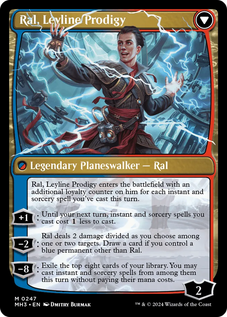 Ral, Monsoon Mage // Ral, Leyline Prodigy (MH3-247) - [Modern Horizons 3] - Emmett's ToyStop