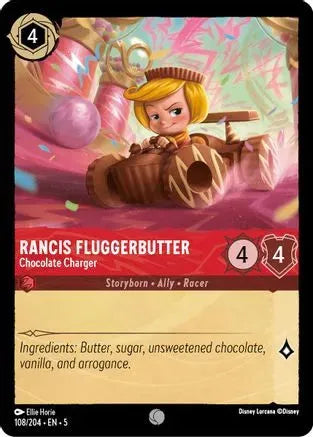 Rancis Fluggerbutter - Chocolate Charger (108/204) Cold Foil - Shimmering Skies - Emmett's ToyStop