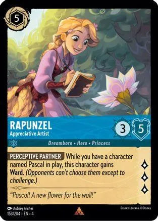 Rapunzel - Appreciative Artist (153/204) Cold Foil - Ursulas Return - Emmett's ToyStop