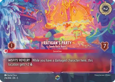 Ratigan's Party - Seedy Back Room (Enchanted) (216/204) Holofoil - Shimmering Skies - Emmett's ToyStop