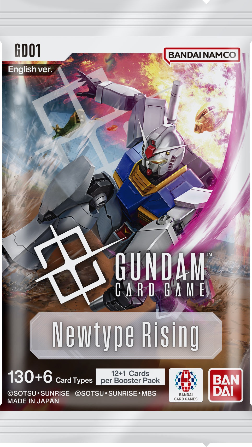 Gundam Card Game | Newtype Rising Booster Pack (GD01)