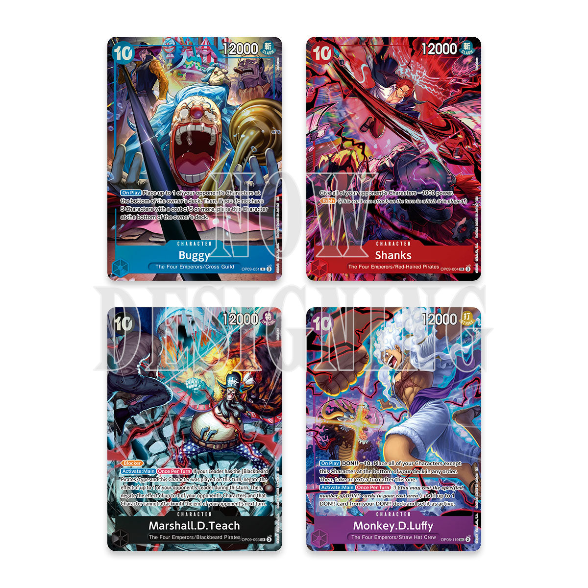 Jeu de cartes One Piece - Set spécial 1er anniversaire - Anglais