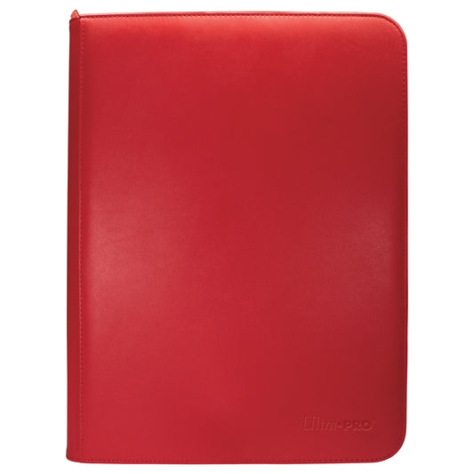 VIVID: Ultra PRO 9-Pocket PRO Binder Zippered Red
