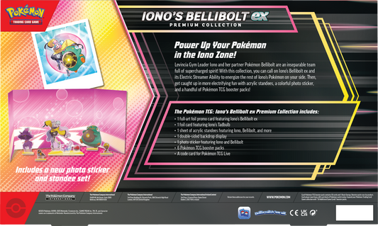 Pokémon TCG: Iono's Bellibolt ex Premium Collection