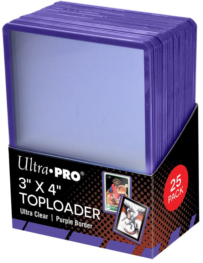 Ultra PRO | 3" x 4" Purple Border Toploaders (25ct)