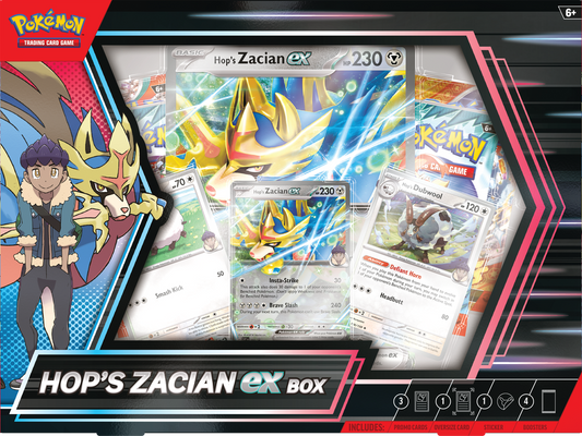 Pokémon TCG: Hop's Zacian ex Box