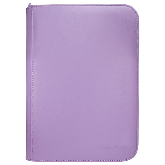 VIVID: Ultra PRO 4-Pocket PRO Binder Zippered - Purple