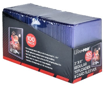 Ultra PRO | 3" x 4" Regular Toploaders with 100 Sleeves (100ct)