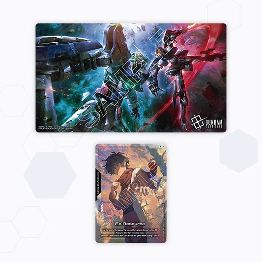 Gundam Playmat & Card Case Set Mobile Suit Gundam 00