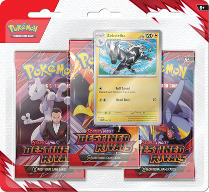 Scarlet & Violet | Destined Rivals | 3-Pack Blister