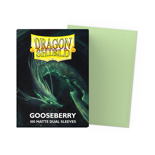 Dragon Shield - 100ct Standard Size - Dual Matte Gooseberry