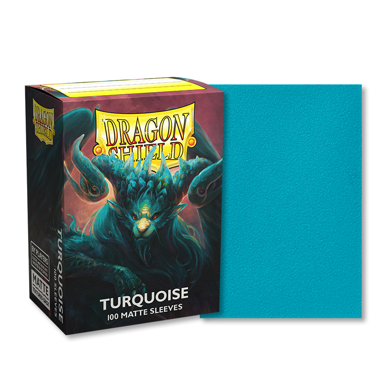 Dragon Shield - 100ct Standard Size - Matte Turquoise