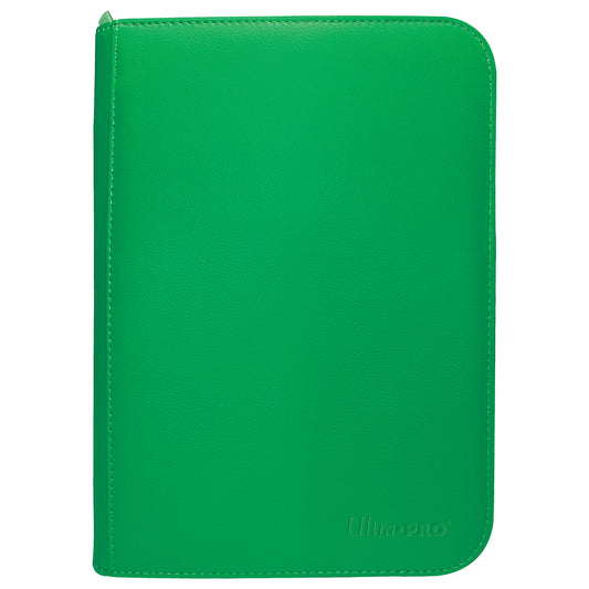 VIVID: Ultra PRO 4-Pocket PRO Binder Zippered - Green
