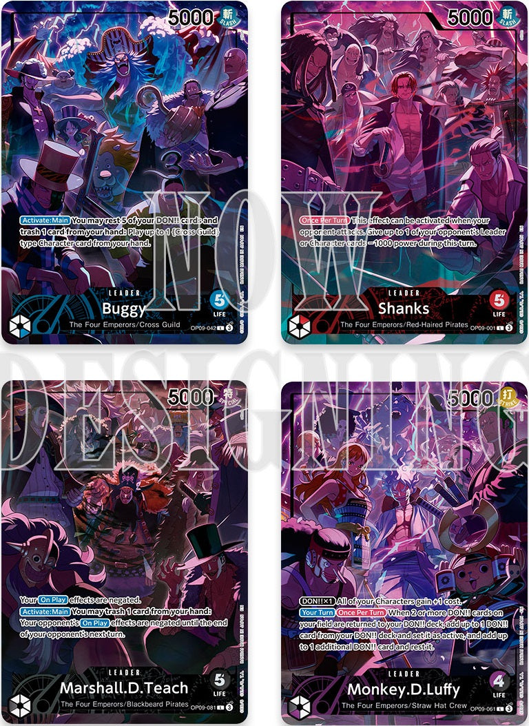 Jeu de cartes One Piece - Set spécial 1er anniversaire - Anglais