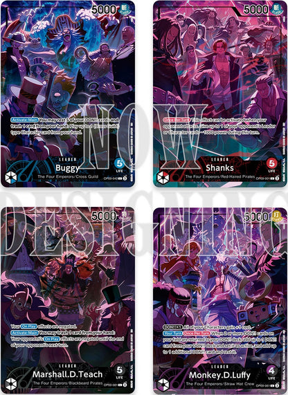 Jeu de cartes One Piece - Set spécial 1er anniversaire - Anglais