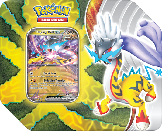 Pokémon TCG: Paradox Destinies Tin | Raging Bolt ex