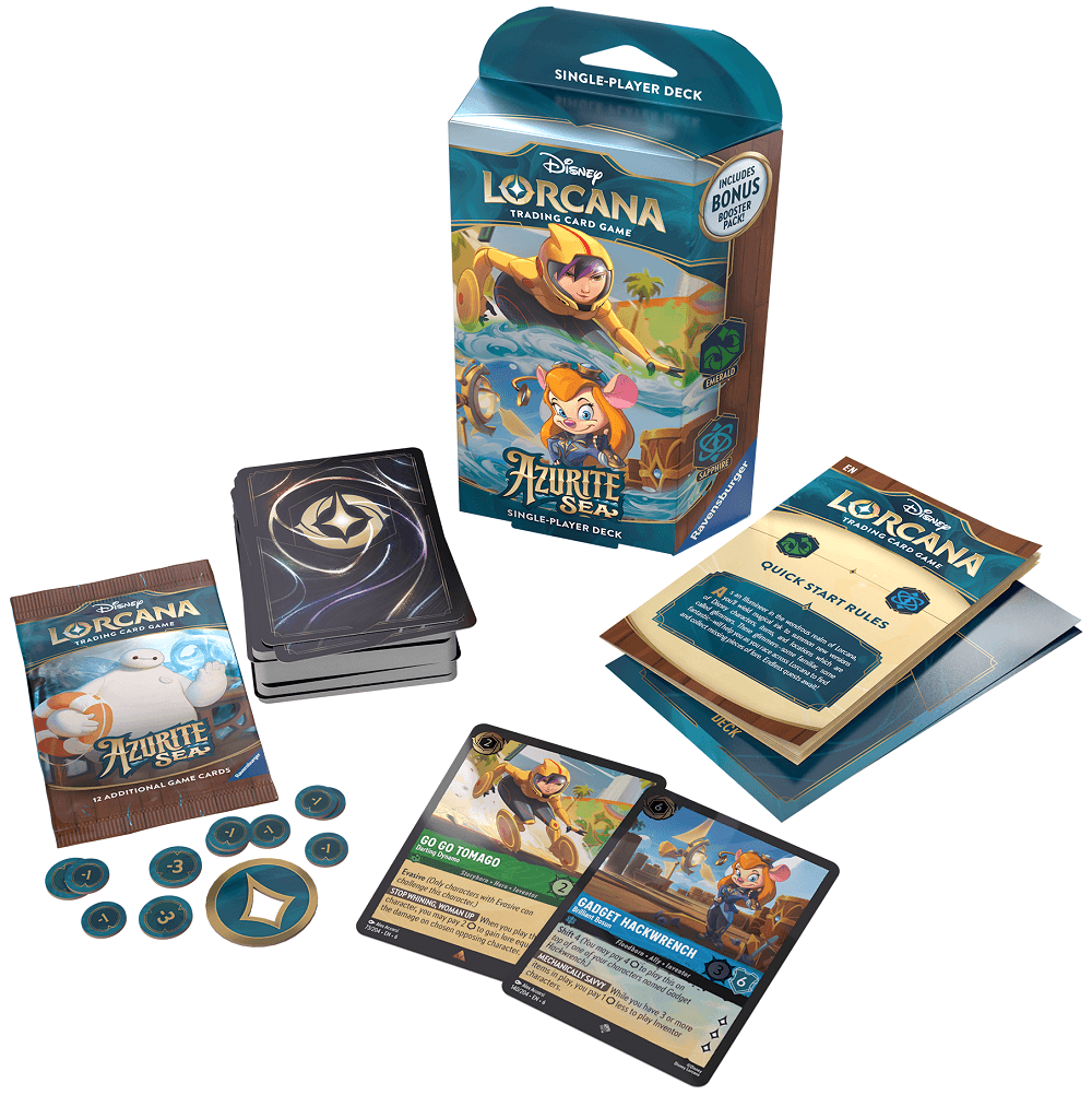 Disney Lorcana: Azurite Sea - Starter Deck (PRE-ORDER)