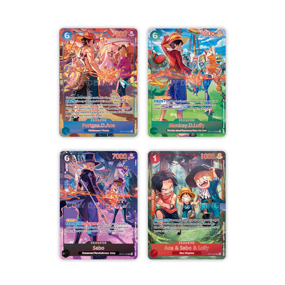 One Piece English Version 3rd Anniversary Set