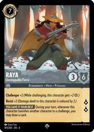 Raya - Unstoppable Force (193/204) Cold Foil - Ursulas Return - Emmett's ToyStop