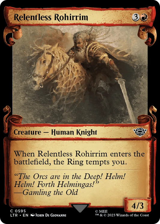 Relentless Rohirrim [The Lord of the Rings: Tales of Middle-Earth Showcase Scrolls] - Emmett's ToyStop