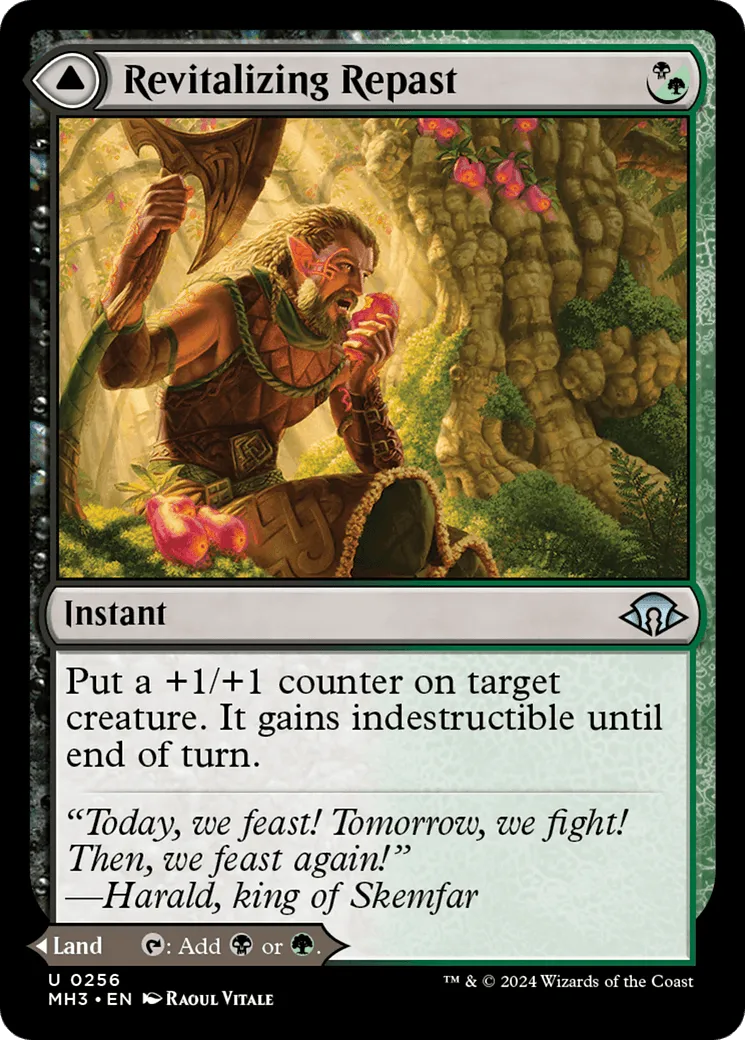 Revitalizing Repast // Old-Growth Grove (MH3-256) - [Modern Horizons 3] - Emmett's ToyStop