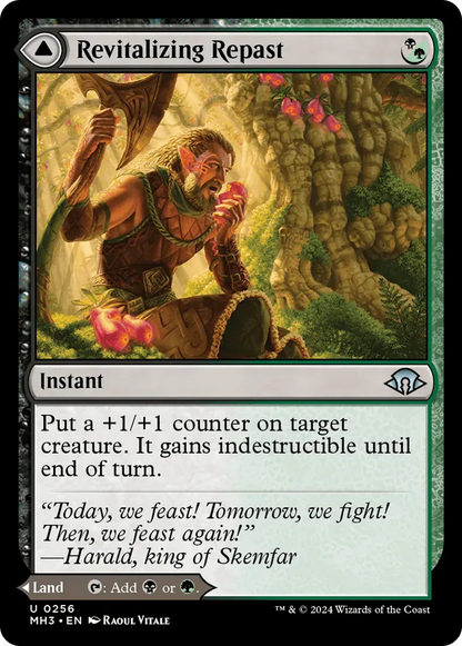 Revitalizing Repast // Old-Growth Grove (MH3-256) - [Modern Horizons 3] Foil - Emmett's ToyStop