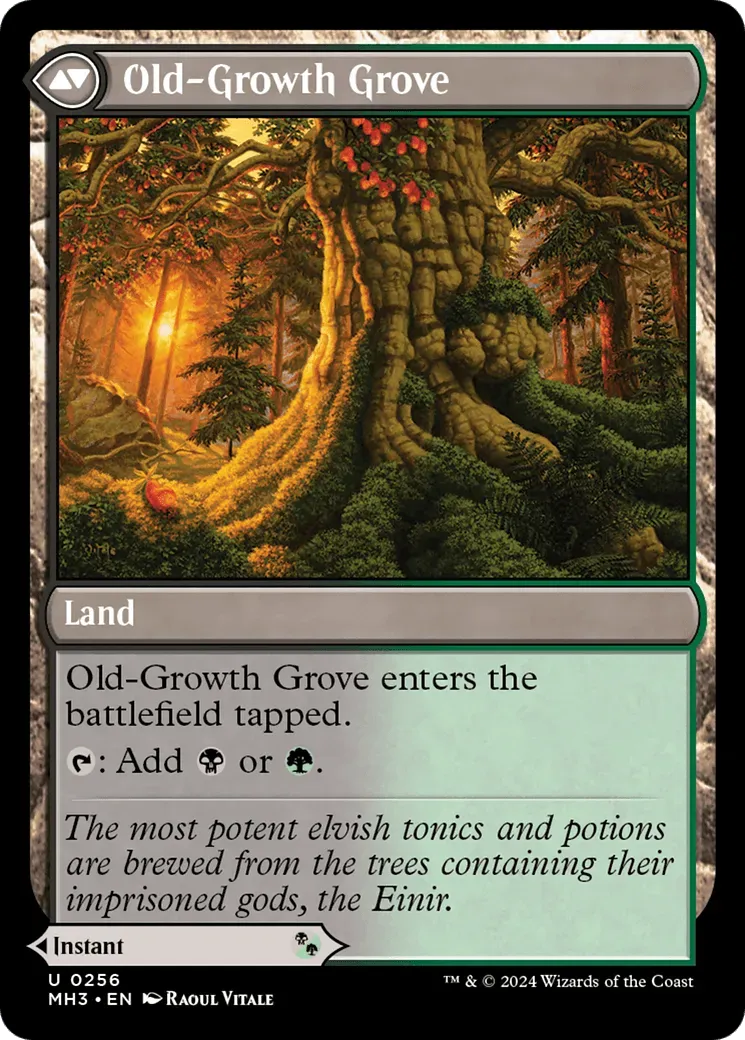 Revitalizing Repast // Old-Growth Grove (MH3-256) - [Modern Horizons 3] Foil - Emmett's ToyStop