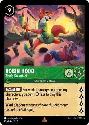 Robin Hood - Timely Contestant (69/204) Cold Foil - Shimmering Skies - Emmett's ToyStop