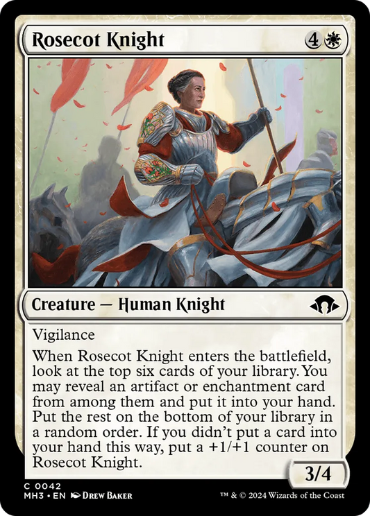 Rosecot Knight (MH3-042) - [Modern Horizons 3] - Emmett's ToyStop