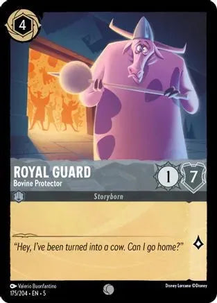 Royal Guard - Bovine Protector (175/204) Cold Foil - Shimmering Skies - Emmett's ToyStop