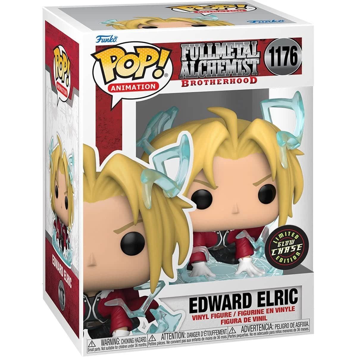 Funko Pop! Full Metal Alchemist Brotherhood Edward Elric Limited Edition #1176 (Glowing Chase)