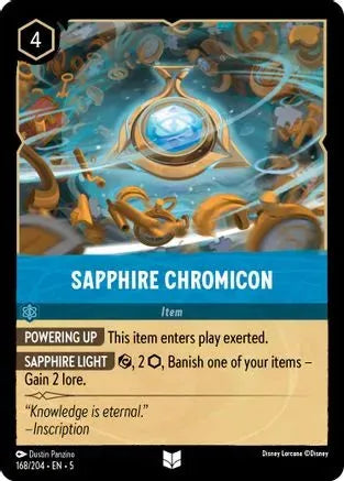 Sapphire Chromicon (168/204) Cold Foil - Shimmering Skies - Emmett's ToyStop