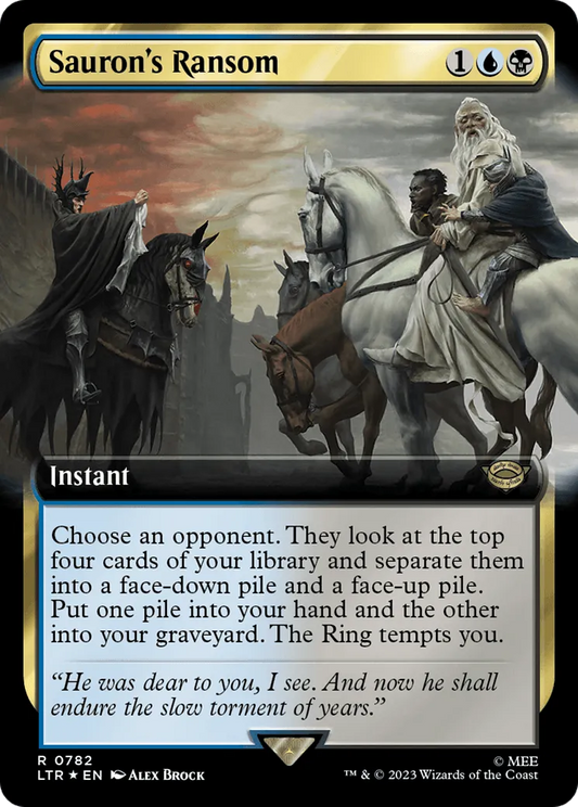 Sauron's Ransom (Extended Art) (Surge Foil) [The Lord of the Rings: Tales of Middle-Earth] - Emmett's ToyStop