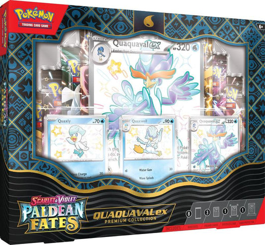 Scarlet & Violet: Paldean Fates - Premium Collection (Quaquaval ex) - Emmett's ToyStop