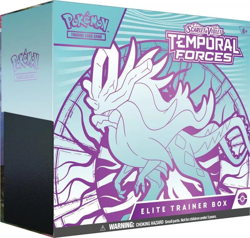 Scarlet & Violet: Temporal Forces - Elite Trainer Box (Walking Wake) - Emmett's ToyStop