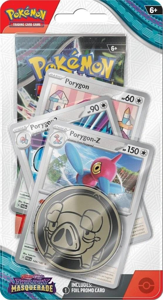 Scarlet & Violet: Twilight Masquerade - Premium Checklane Blister (Porygon) - Emmett's ToyStop