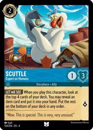 Scuttle - Expert on Humans (154/204) Cold Foil - Ursulas Return - Emmett's ToyStop