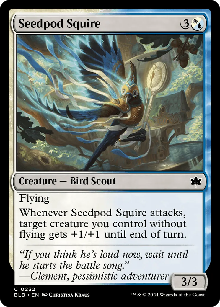 Seedpod Squire (BLB-232) - [Bloomburrow] - Emmett's ToyStop