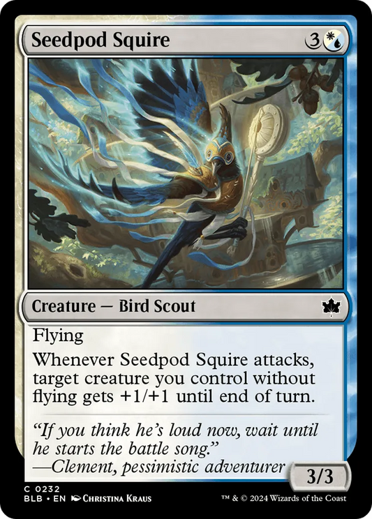 Seedpod Squire (BLB-232) - [Bloomburrow] Foil - Emmett's ToyStop