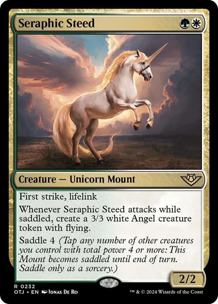 Seraphic Steed (OTJ-232) - [Outlaws of Thunder Junction] - Emmett's ToyStop