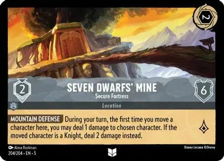 Seven Dwarfs' Mine - Secure Fortress (204/204) Cold Foil - Shimmering Skies - Emmett's ToyStop