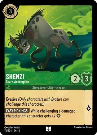 Shenzi - Scar's Accomplice (70/204) Cold Foil - Shimmering Skies - Emmett's ToyStop